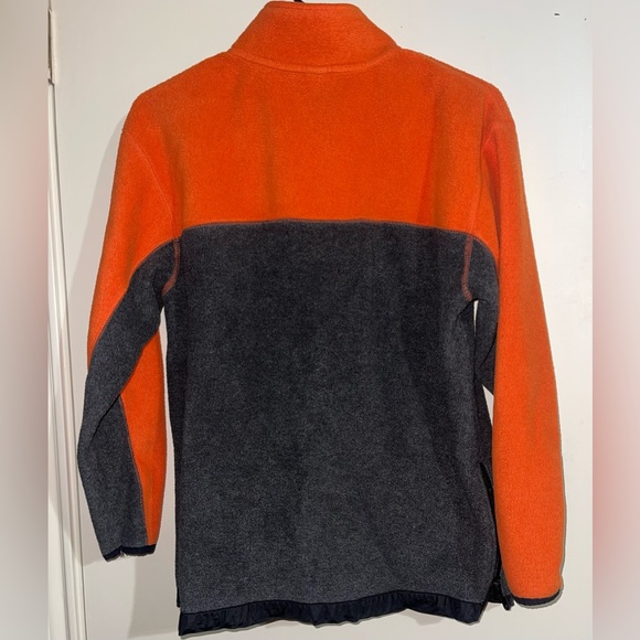 GAP Youth XXL 1/4 Zip Jacket Orange & Gray - Picture 8 of 8